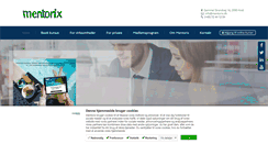 Desktop Screenshot of mentorix.dk
